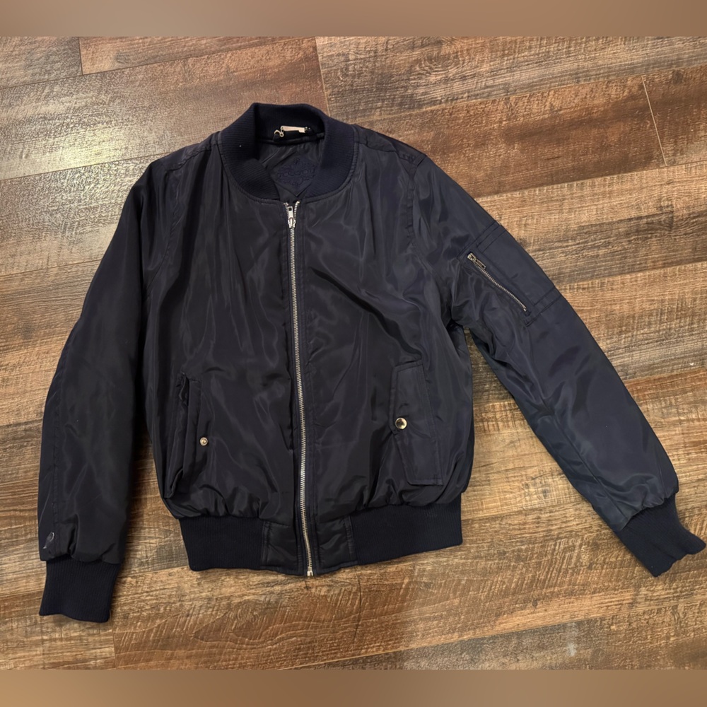 Women's Navy Bomber Jacket
